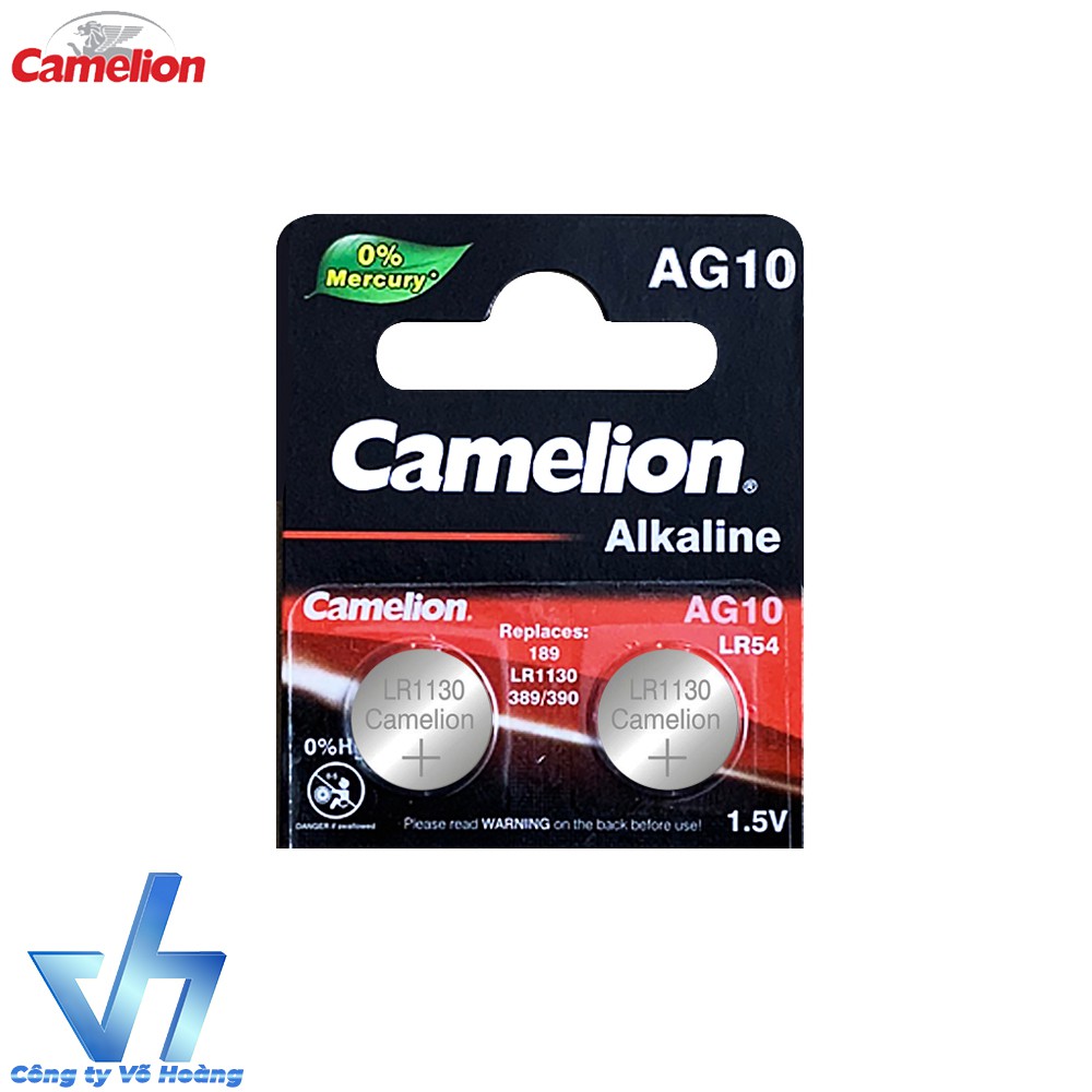 2 pin Camelion Alkaline AG10 - Pin gắn máy tính, đồng hồ, đồ chơi, ...