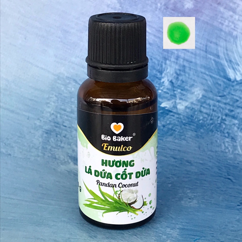 Hương Lá Dứa Cốt Dừa Bio Baker, hương và màu, Dạng Gel 20g- PL174