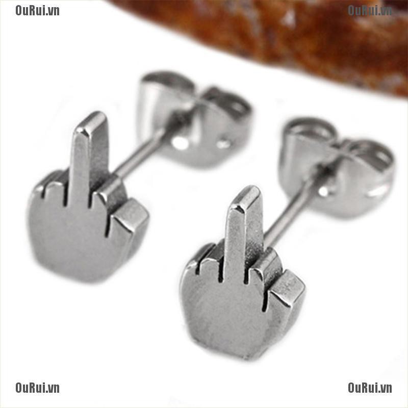 Bộ 2 Bông Tai Bằng Thép Không Gỉ Phong Cách Cho Nam Và Nữ