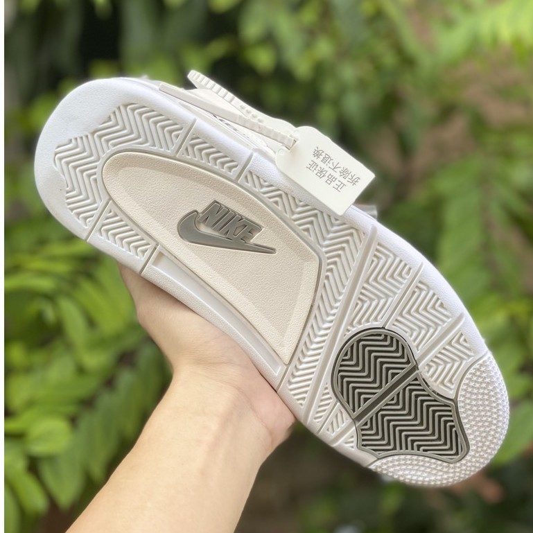 Giày air Jordan 4 trắng Full, Giày thể thao JD4 nam nữ siêu hot Fullboxbill+ tặng dây | BigBuy360 - bigbuy360.vn