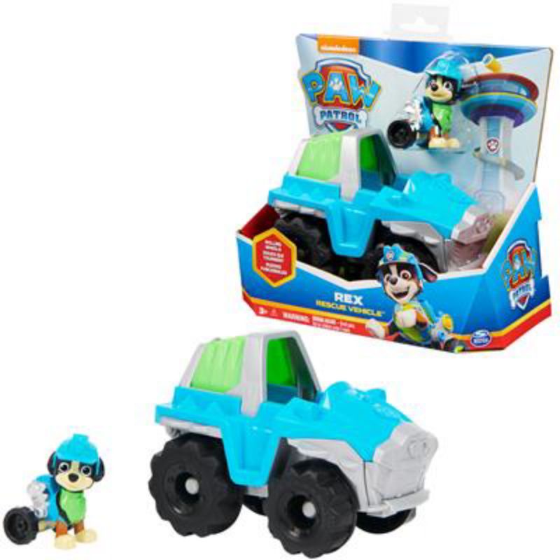 Đồ chơi Paw Patrol: chó cứu hộ Rex và xe