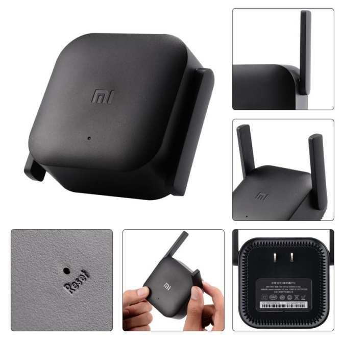 Kích Sóng Xiaomi Mi Repeater PRO 2 Râu - Đen (DVB4235GL) - Hàng chính hãng