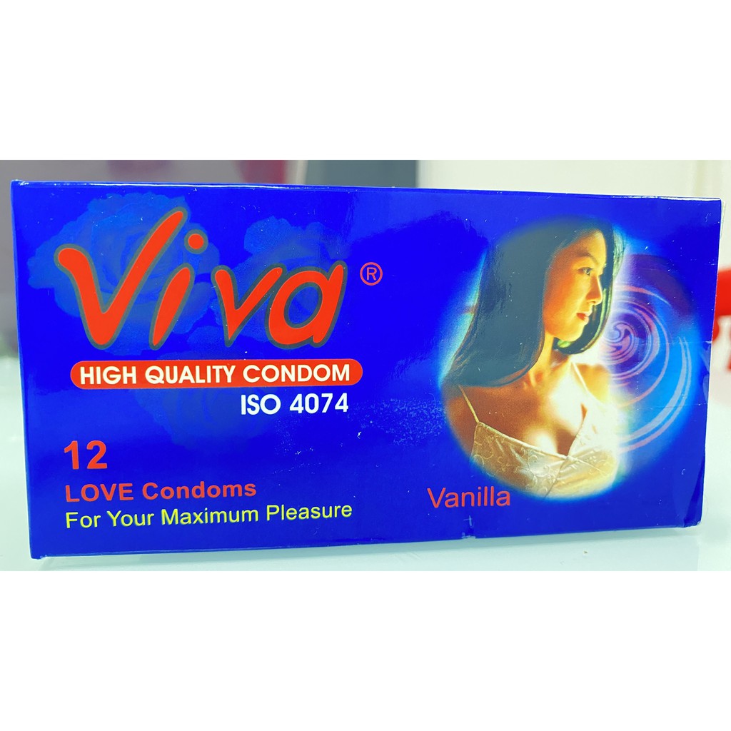 Che Tên Sản Phẩm - Bao Cao Su ViVa Hộp 12 Cái Siêu Mỏng