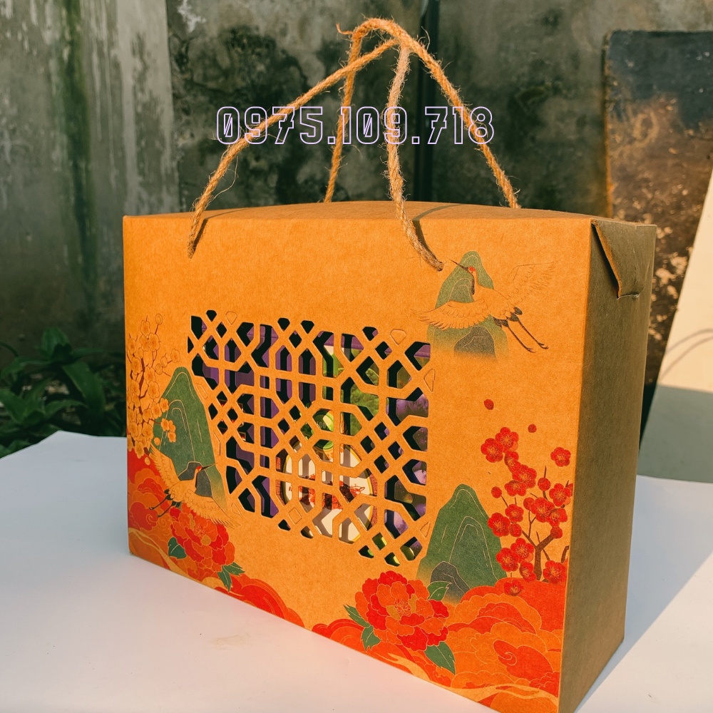 Quà Tết Cao Cấp Hộp Quà Tết Đẹp Giỏ Quà Sang Trọng Hà Nội QT04