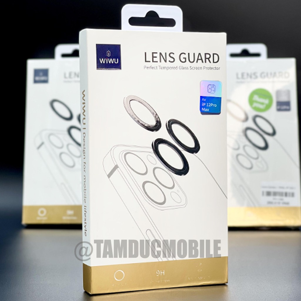 Lens Bảo Vệ Camera iPhone Chính Hãng WIWU Từ 11 Đến 12 Pro Max