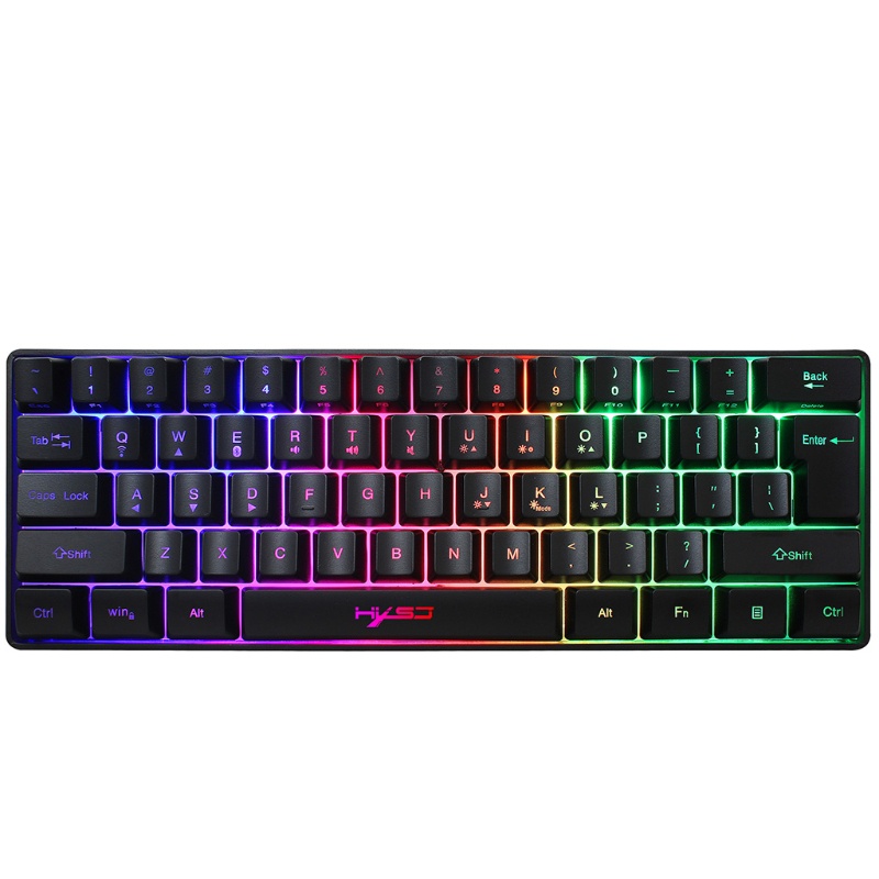 Bàn phím cơ chơi game không dây 61 phím kết nối Bluetooth