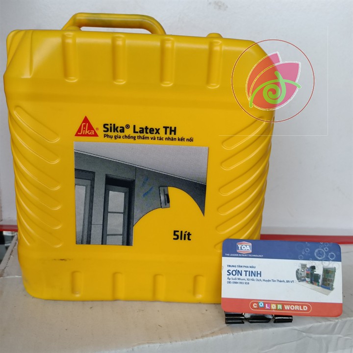 Sika Latex TH 5 Lít - Phụ gia chống thấm &amp; tác nhân kết nối