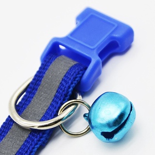 Vòng cổ chó mèo phản quang có chuông (Dài 20 - 35cm; rộng 1cm)