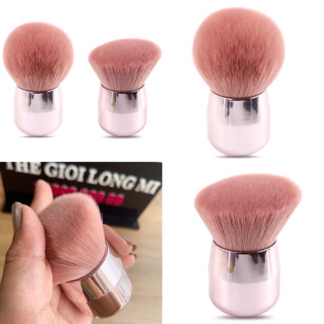 Cọ Trang Điểm Cao Cấp - Tán Phấn Phủ Đánh Má Hồng - Tán Kem Nền Tạo Khối - - Powder and Foundation Brush