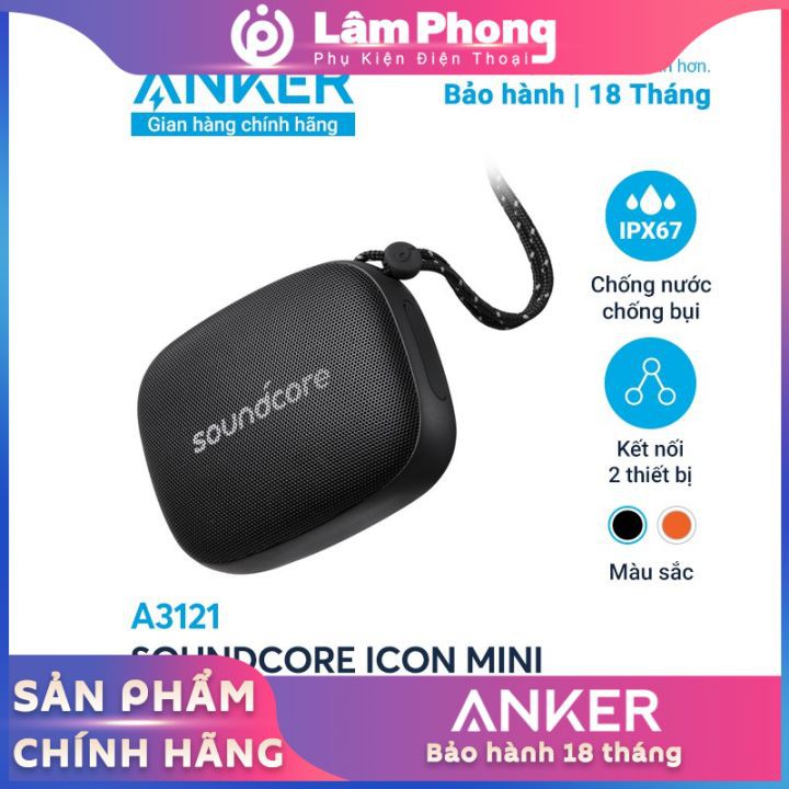 Loa bluetooth SoundCore Icon Mini 3W ⚡CHÍNH HÃNG⚡ ANKER - A3121