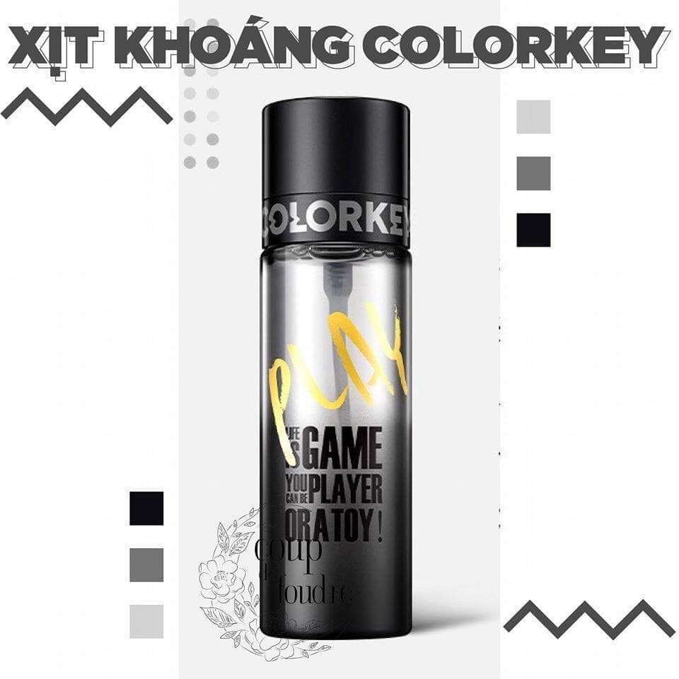 XỊT KHOÁNG KHOÁ NỀN COLORKEY [HÀNG CHÍNH HÃNG] / XỊT KHOÁNG DÀNH CHO CÁC CÔ NÀNG DA DẦU | BigBuy360 - bigbuy360.vn