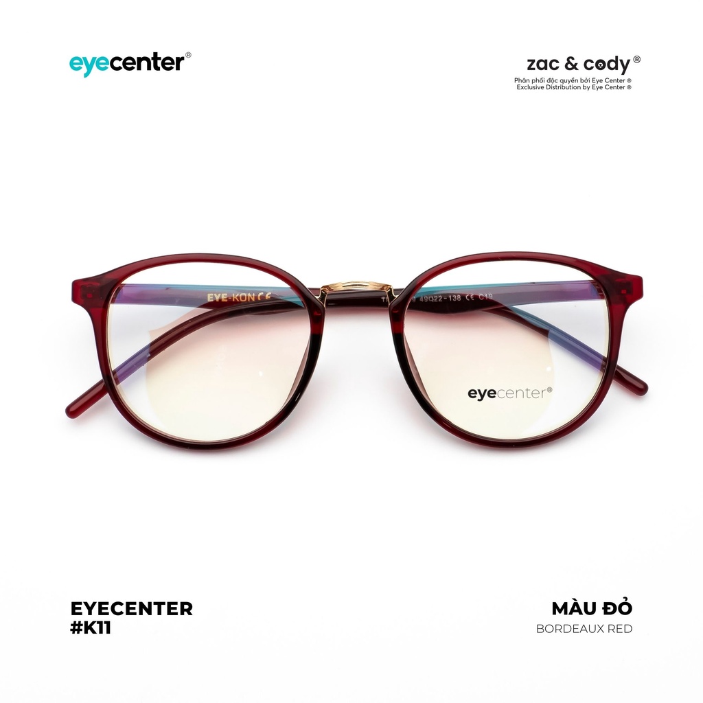 Gọng kính cận nữ K11 chính hãng EYECENTER nhựa dẻo siêu nhẹ nhập khẩu by Eye Center Vietnam