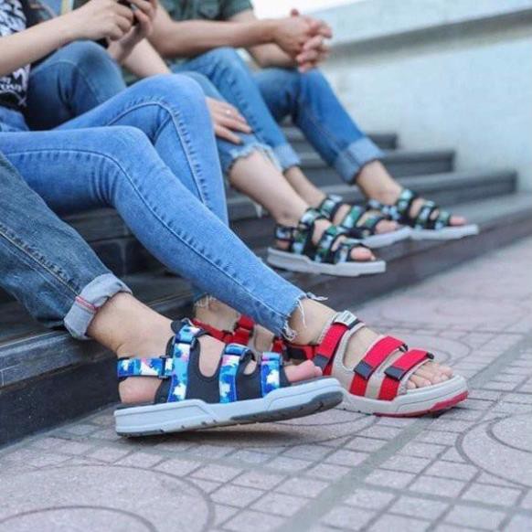 Giày Sandal Vento nữ nam, Sandal Vento xanh da trời SD-1001 3 quai các màu đủ size