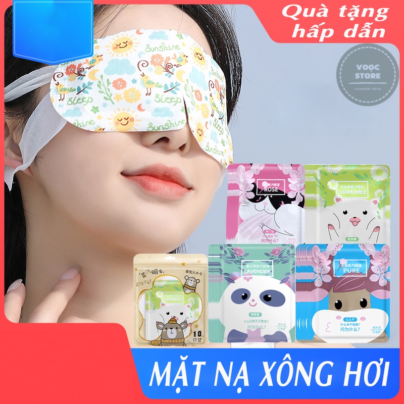 Mặt Nạ Mắt Nóng Xông Hơi Mặt Nạ Thư Giãn Cho Mắt Giảm Mệt Mỏi