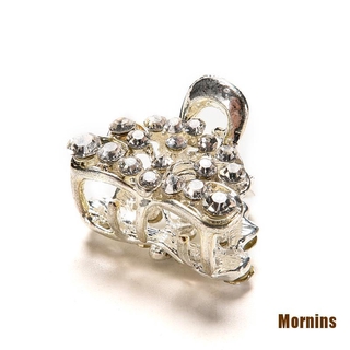 Ms❀Kẹp Tóc Càng Cua Mini Hình Hoa Pha Lê Phong Cách Mới