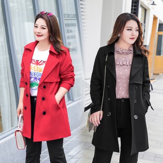 Áo khoác dáng dài cổ 2 ve cho người béo mập - AKBEO011
