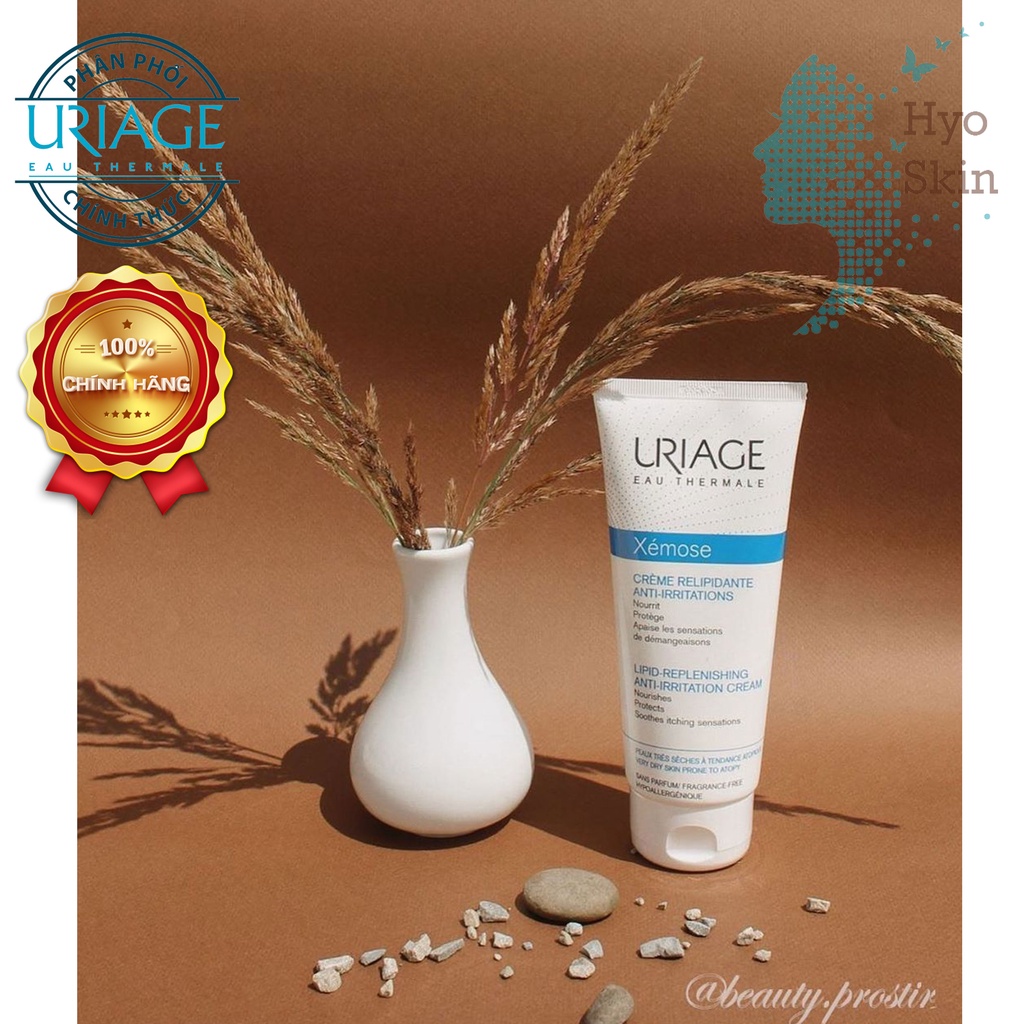 Kem chăm sóc da khô, rất khô, ngứa, viêm cơ địa, chàm URIAGE XEMOSE CREME RELIPIDANTE ANTI - IRRITATIONS