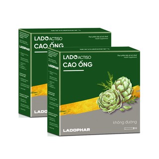 Combo 2 hộp Cao Ống Atiso Ladophar không đường - Hộp 10 ống 10ml/ống