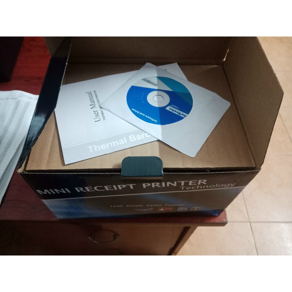 Máy in đơn hàng Shopee Richta 350B Bảo hành 12 tháng In mã vận đơn thương mại điện tử Cổng USB