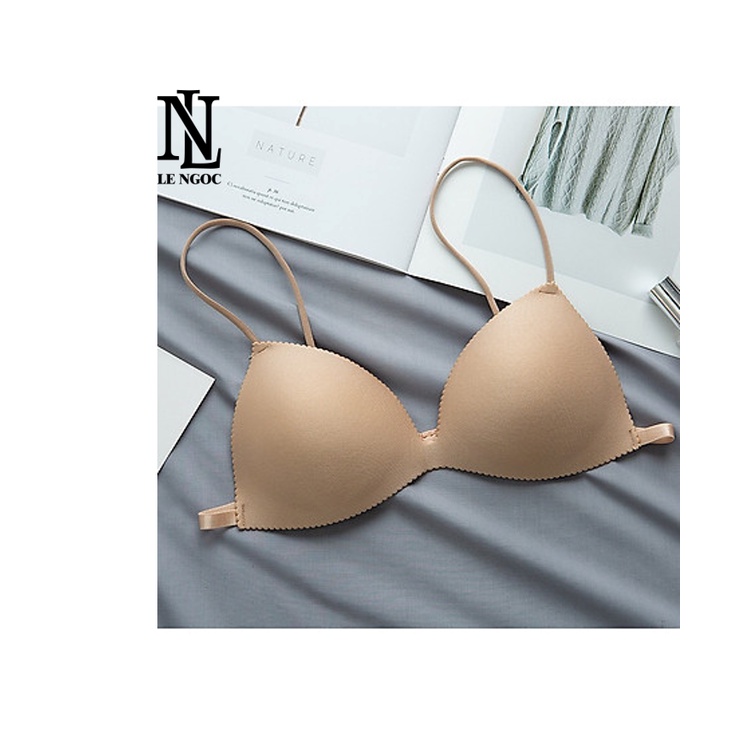 Áo Lót Nữ Không Gọng Nâng Ngực - Áo Bra nữ 2 dây hở lưng nâng vòng một gợi cảm mẫu 818 đệm tim