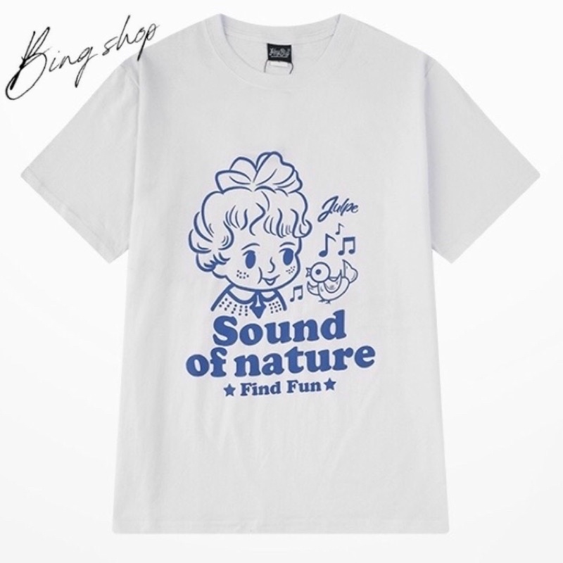 Áo thun tay lỡ Bingshop , áo thun nữ unisex form rộng vải đẹp freeship