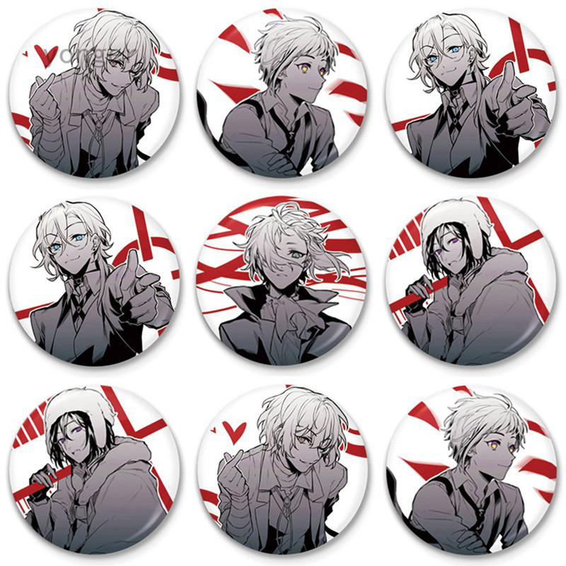 Huy Hiệu Anime Bungo Stray Dogs Atsushi