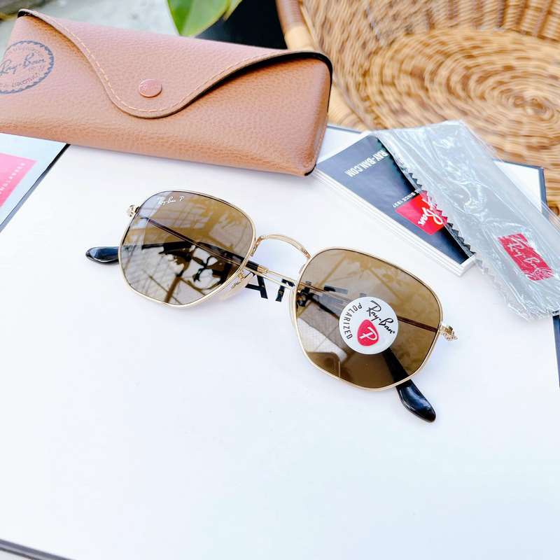 Kính Mát Rayban RB3548N 001/57 mắt nâu viền vàng mắt phân cực Polarized - Mắt P (51-21-145)