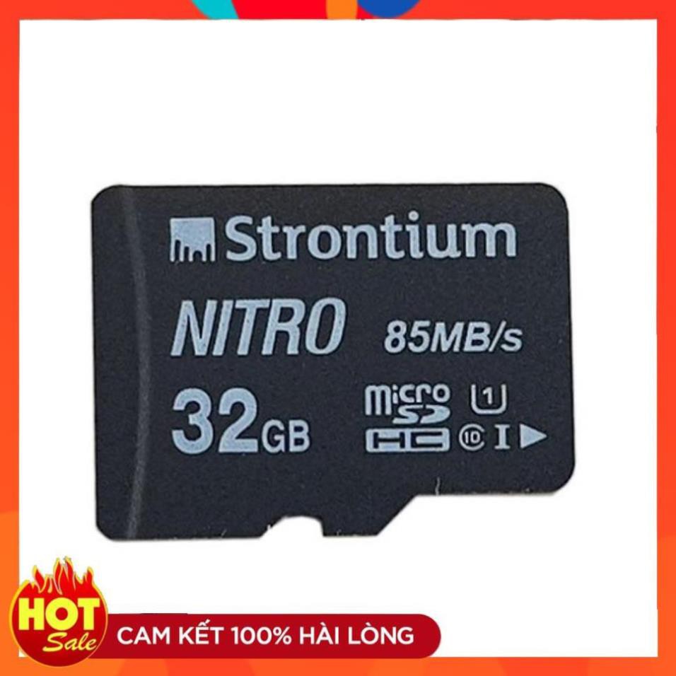 [Chính Hãng] Thẻ Nhớ MicroSD 32Gb Strontium Class 10 Up to 85Mb/s - Hàng Chính Hãng bảo hành 5 năm