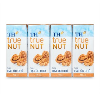 Lốc 4 hộp Sữa hạt TH true NUT 180ml