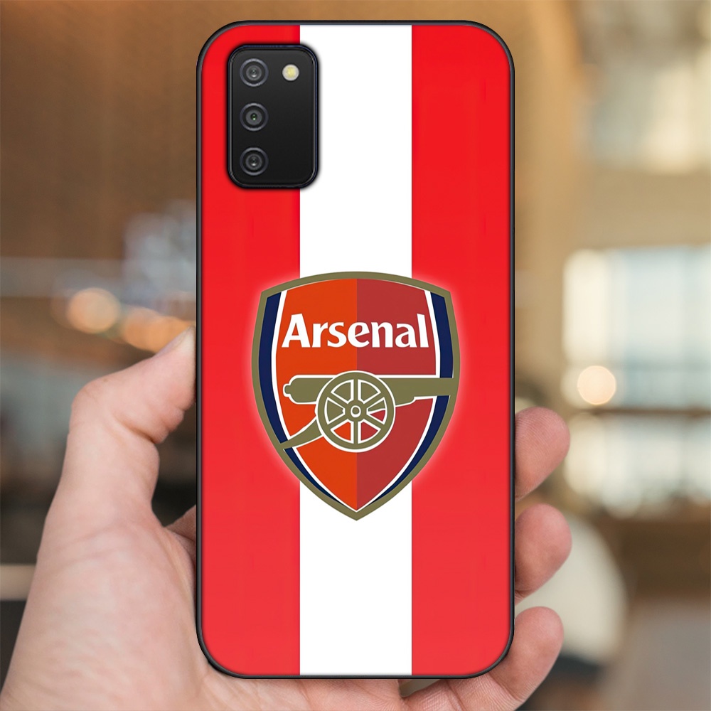 Ốp lưng Samsung A03S viền đen in hình Arsenal FC
