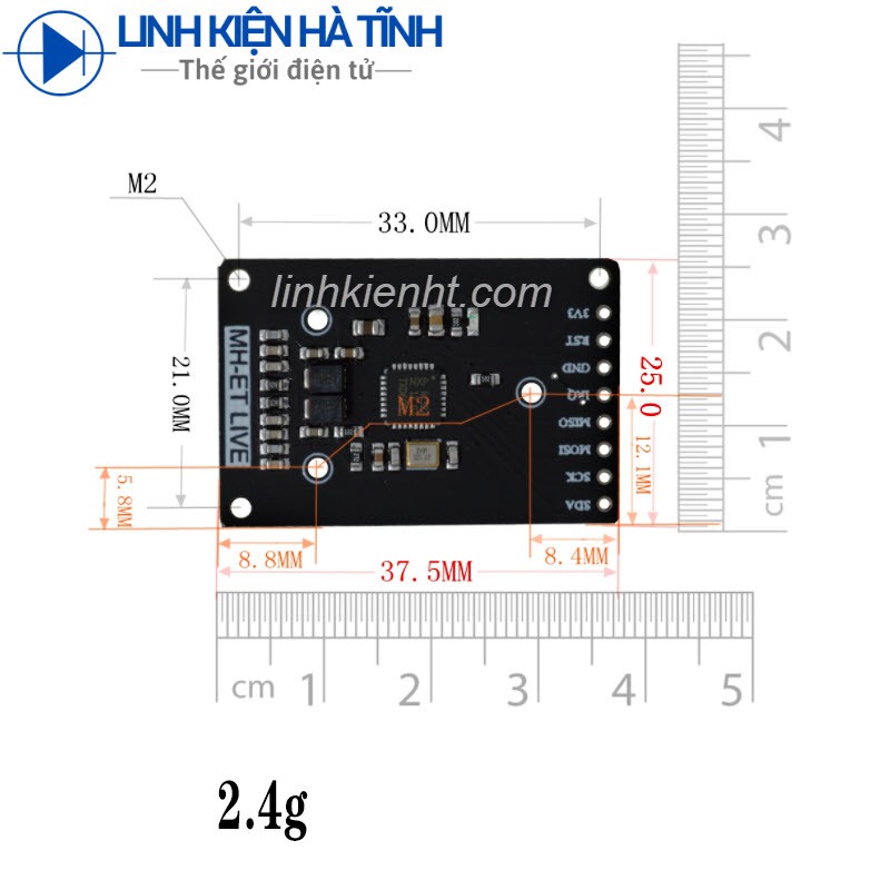 [Mã ELORDER5 giảm 10K đơn 20K] MẠCH RFID RC522 NFC 13.56MHZ