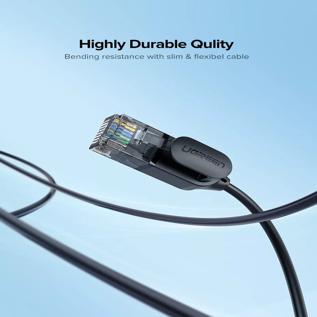 Cáp Mạng Lan Cat6A 10Gpbs Siêu Nhỏ Cao Cấp Ugreen NW122 Chính Hãng