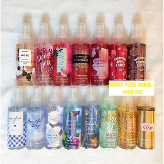 [Nhập USA] Xịt Thơm Mini Bath & Body Work Nhiều Mùi - Travel Size 88ml