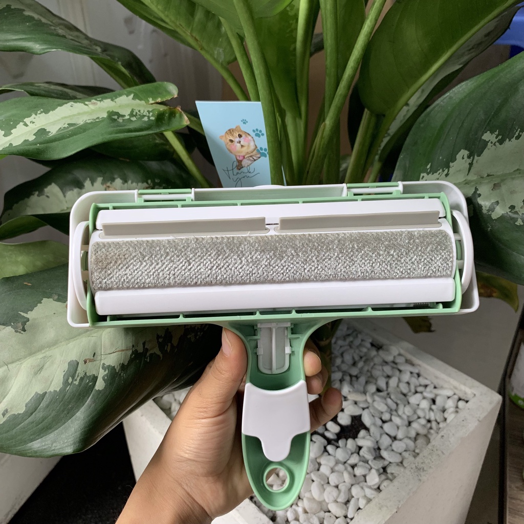 Cây Lăn Lông Tĩnh Điện - Hút Sạch Lông Chó Mèo.