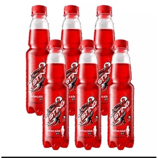 LỐC 6 CHAI NƯỚC NGỌT CÓ GAS STING DÂU 330ML