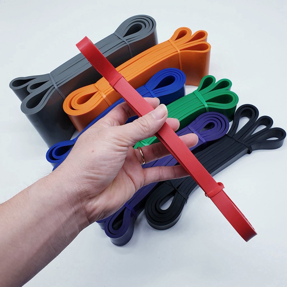 Dây Kháng Lực , Dây Cao Su Kéo Đàn Hồi Co Giãn Tập GYM power band , YOGA , FITNESS