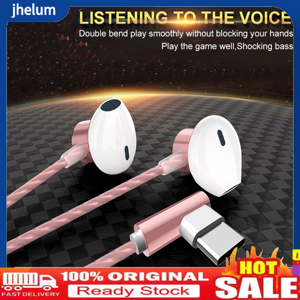 Tai Nghe Nhét Tai F13 Type-C/3.5mm Có Dây Cho Điện Thoại/Máy Tính