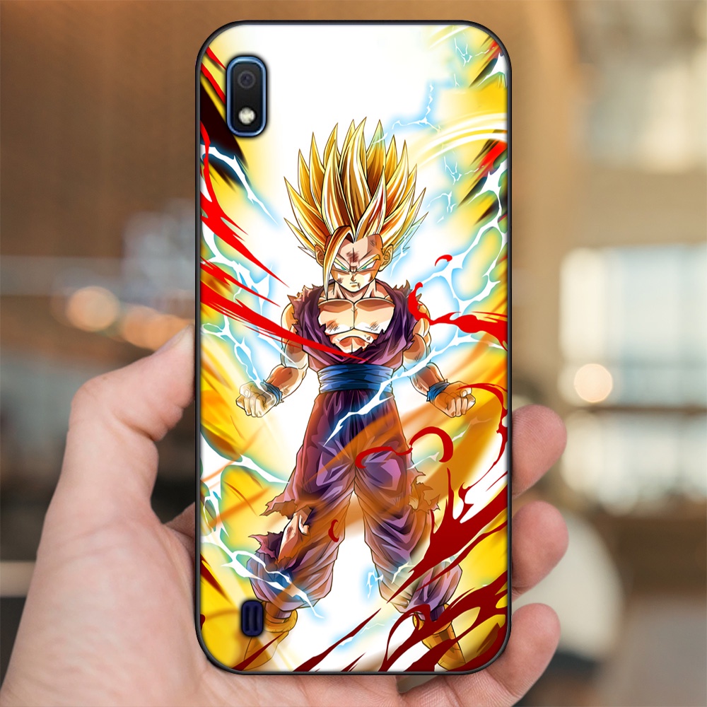 Ốp lưng Samsung A10 viền đen in hình Gohan Dragon Ball