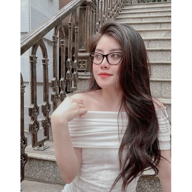 Mắt kính nữ ♈️ERSACE   Mẫu mắt mèo nhẹ cực xinh vừa đáp
