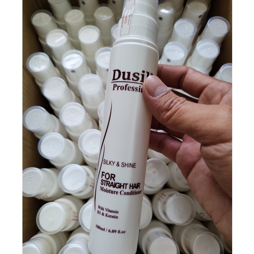 Xịt dưỡng Vitamin Dusill Xịt dưỡng tóc chăm sóc tóc hư tổn hương nước hoa 180ml Az008 tặng mặt nạ tế bào gốc