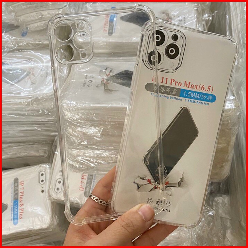 HCM _Ốp Iphone 12 Mini / 12 Pro Max / 11 / 11 Pro / 11 Pro Max -Loại trong suốt chống sốc bảo vệ camera 🚀Free ship🚀