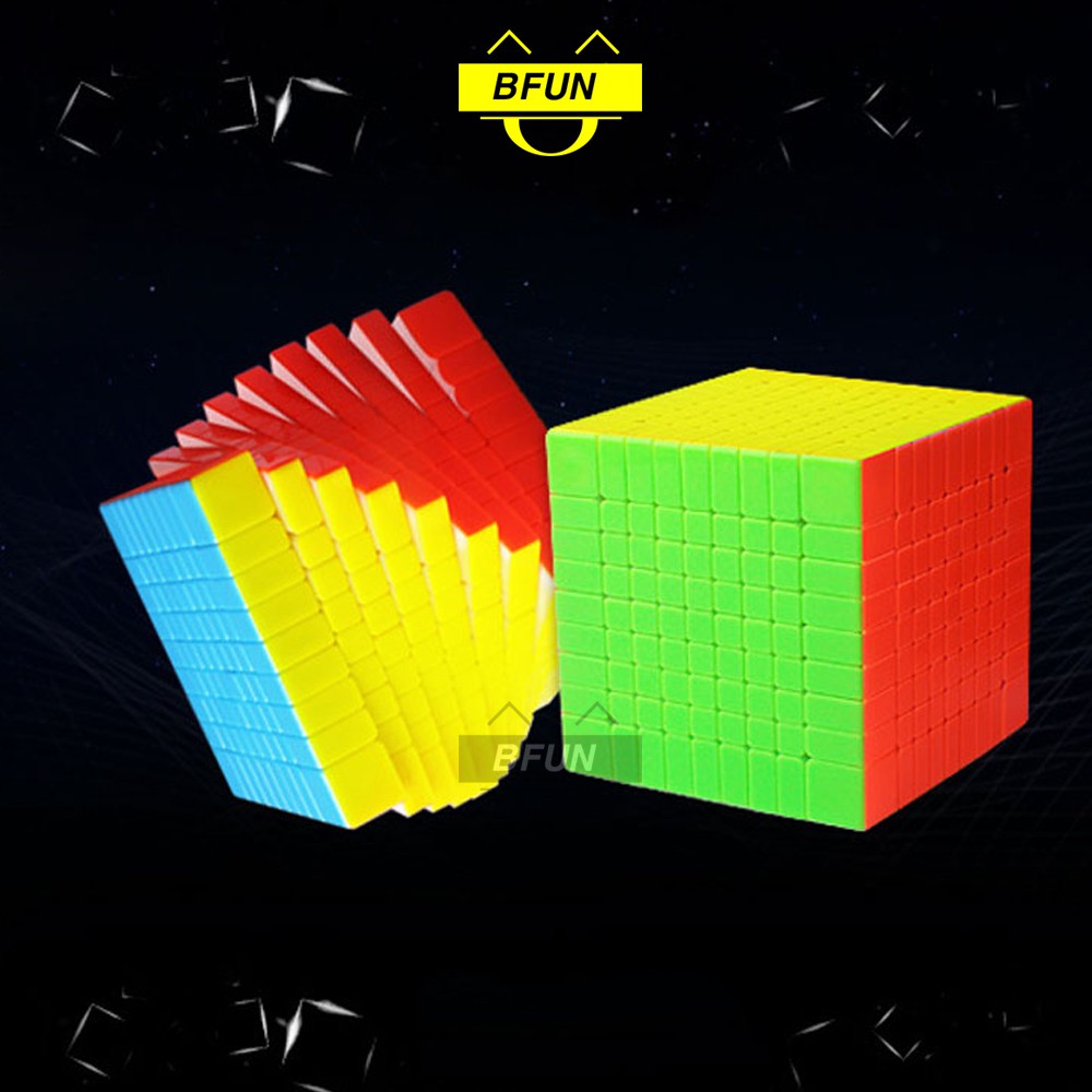 Rubik 9x9 Không Viền Loại Tốt Xoay Trơn - Đồ Chơi Phát Triển Trí Tuệ Trẻ Em BFUN (Shop có bán rubik 3x3..)