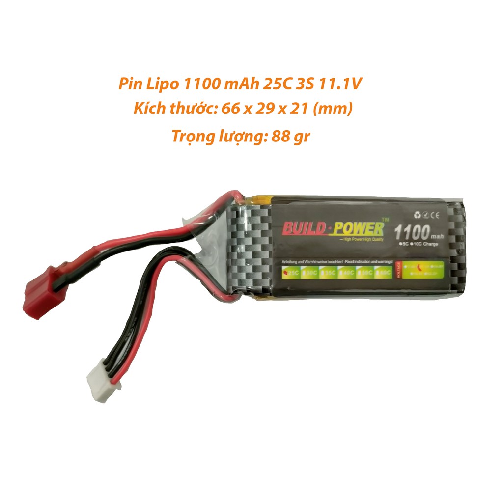 PIN lipo 2200mah 11.1V 25C 3S