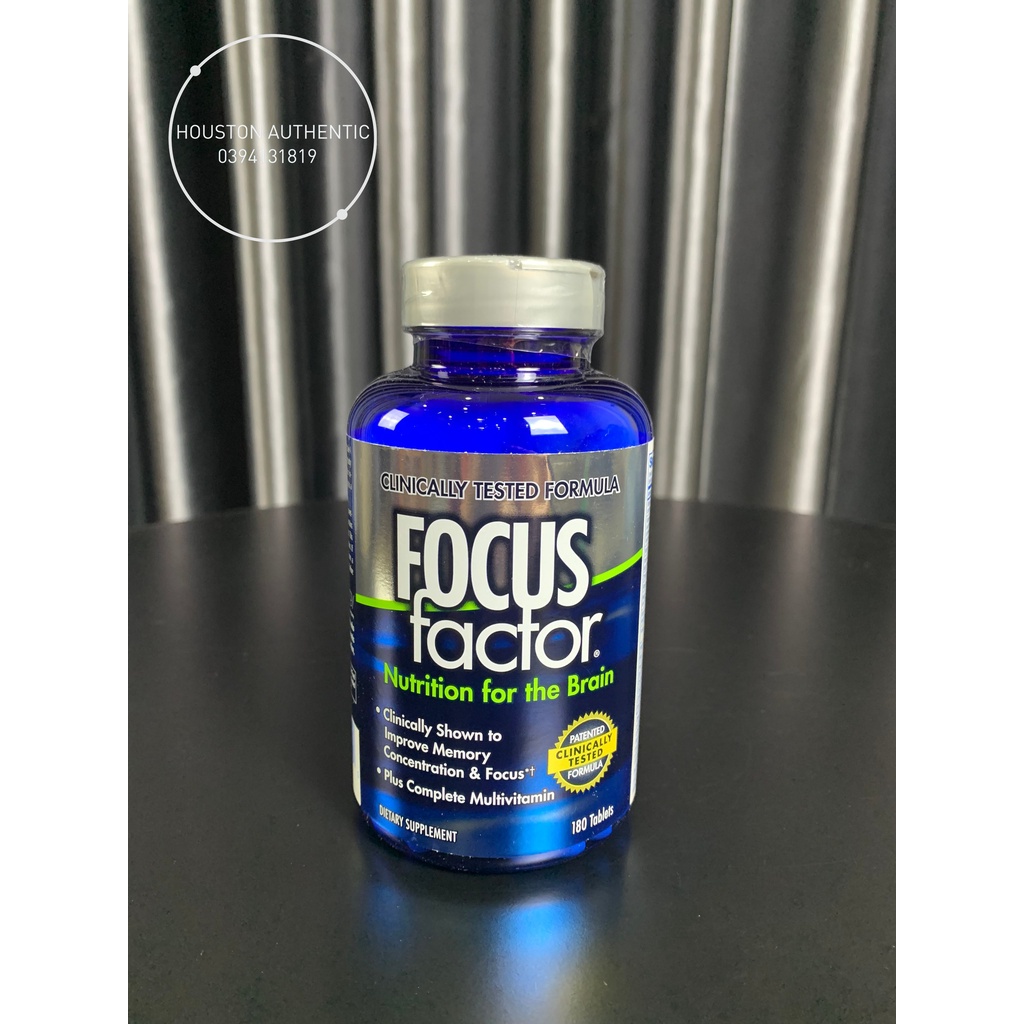 Viên uống Focus Factor Nutrition For The Brain 180 viên của Mỹ _ Live mua hàng tại mỹ