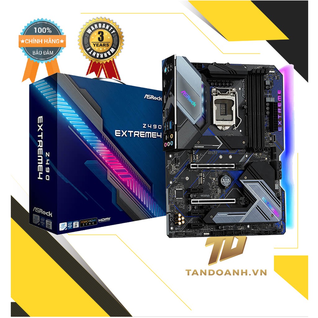 BO MẠCH CHỦ Asrock Z490 Extreme4 – Socket 1200