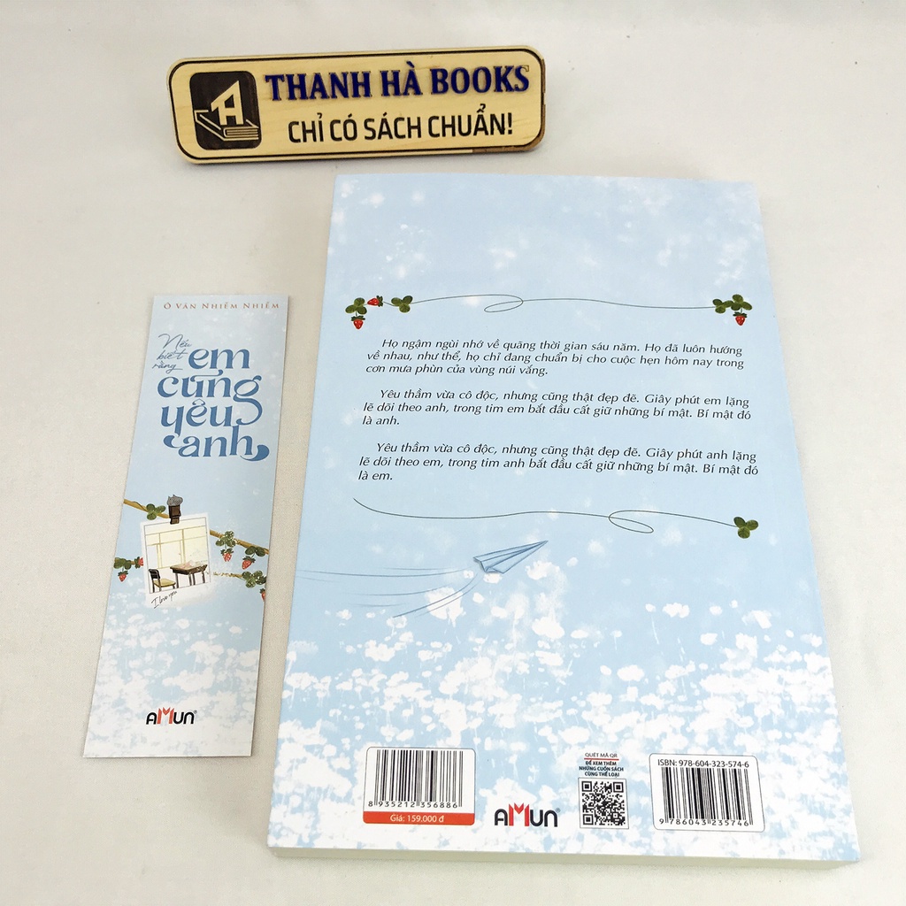 Sách - Nếu Biết Rằng Em Cũng Yêu Anh (Kèm bookmark)