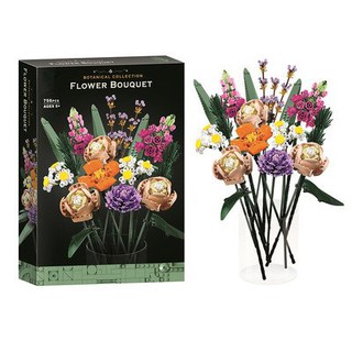 (có sẵn) lắp ráp mô hình botanical collection Creator Expert Flower Bouquet 11650 bó hoa hồng trưng bày