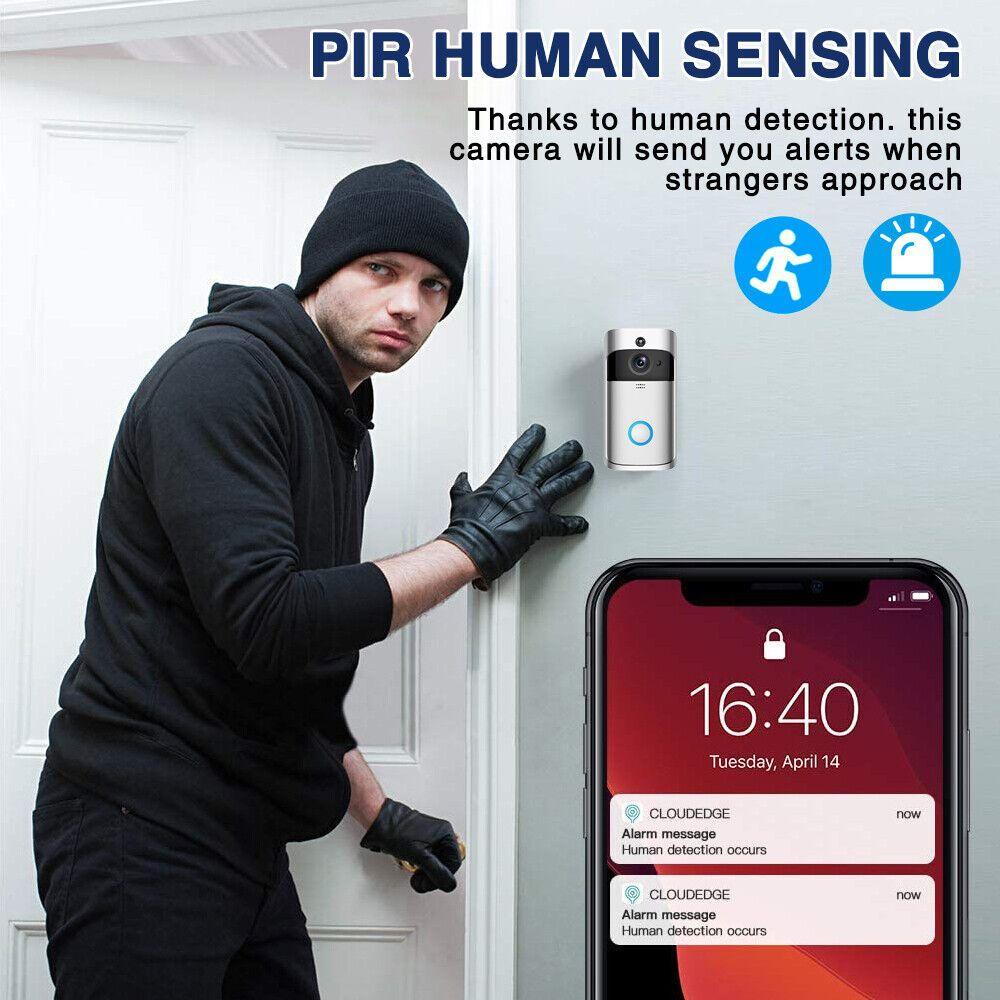 PISTA Chuông Cửa Thông Minh Chuyên Nghiệp Hỗ Trợ Tầm Nhìn Ban Đêm