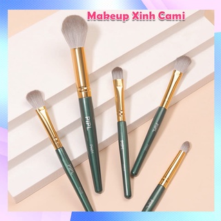 Bộ trang điểm mini cầm tay SET 5 cọ trang điểm nhỏ xinh mềm mại Cami.makeup CTD13