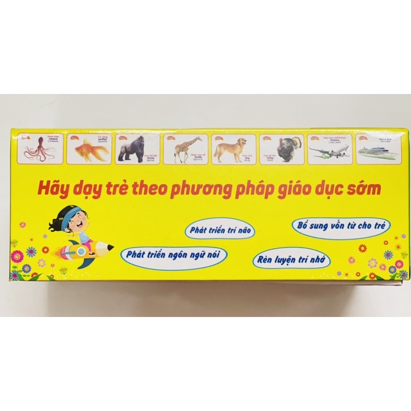 Flashcard cho bé-Bộ 416 thẻ học thông minh 16 chủ đề song ngữ cho bé,nhận biết Thế giới xung quanh - đồ chơi thông minh